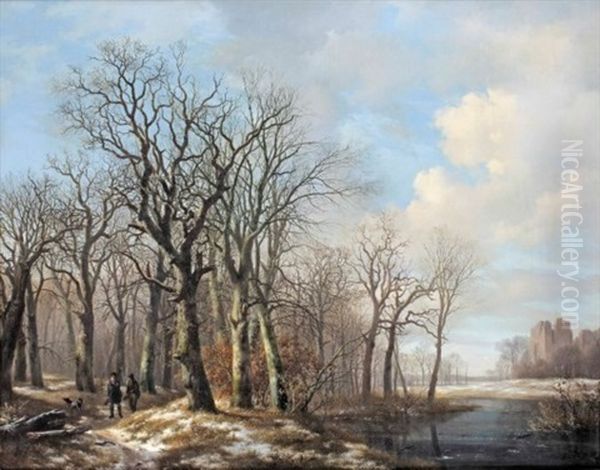 Hunters In A Landscape - view 1