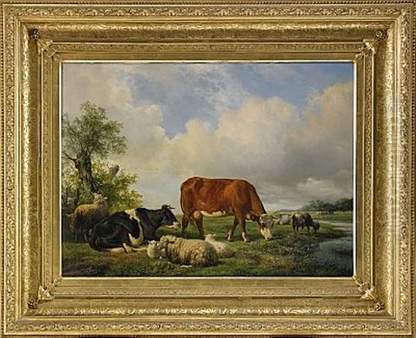 Landskap Med Betande Boskap - view 1