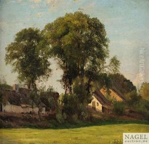 Sommerlandschaft Am Dorfrand Sommerlandschaft Am Dorfrand