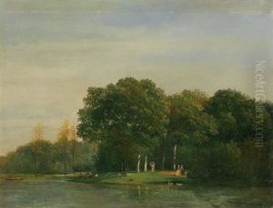 Bewaldetes Ufer