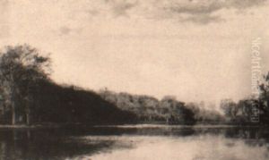 A Wooded River Landscape A Wooded River Landscape