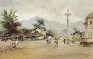 Activities In An Indonesian Village