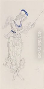 Costume Design For A Fairy From The Ballet The Sleeping Beauty by Leon Bakst
