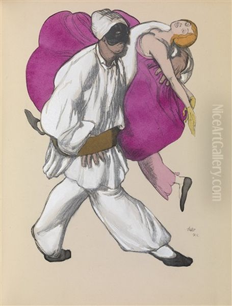 Inedited Works Of Bakst, Brentano's, New York - view 1