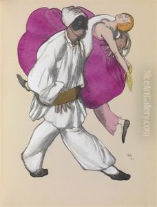 Inedited Works Of Bakst, Brentano's, New York Inedited Works Of Bakst, Brentano's, New York