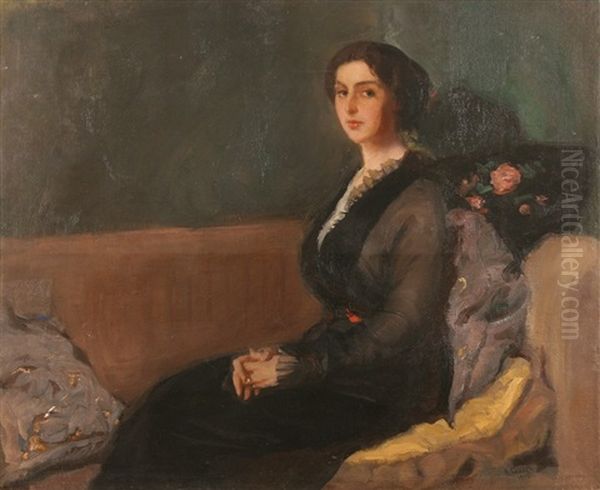 Lady On A Divan - view 1