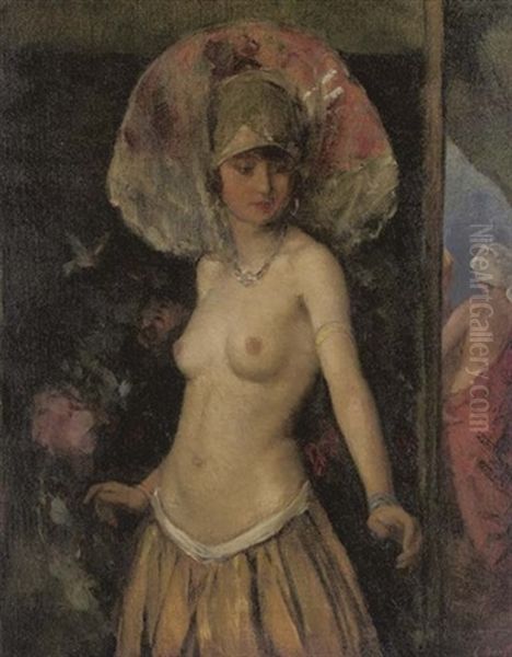 A Dancer In Costume - view 1