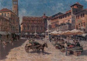 Verona, Piazza Delle Erbe by Robert Balcke