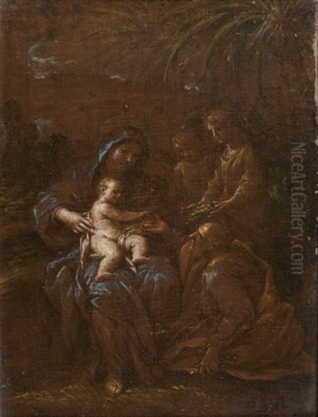 La Vierge A L'enfant Et Les Anges - view 1