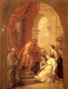 Esther Swoons Before King Ahasuerus