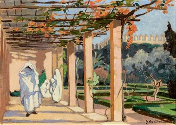 Femmes Dans Les Jardins A Rabat - view 1