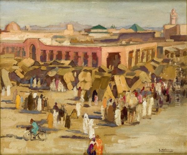Place Djema El Fna - view 1