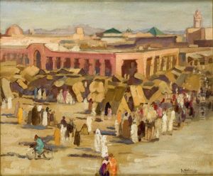 Place Djema El Fna by Jean Baldoui