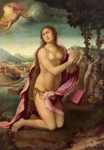 Die Busende Magdalena In Einer Landschaft, La Maddalena Penitente In Un Paesaggio