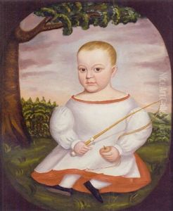 Portrait Of A Child With A Whip