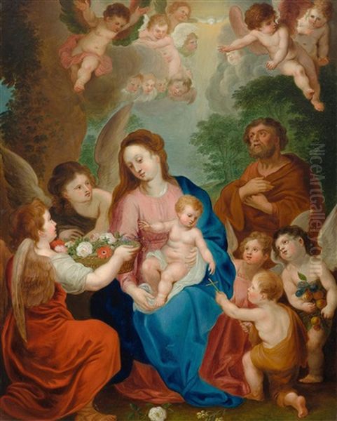 Mary With The Angels - view 1