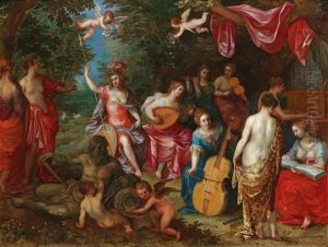 Minerva Visits The Nine Muses