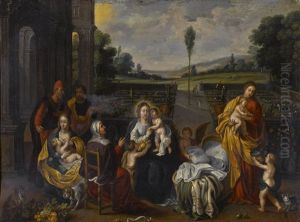 The Family Of St. Anne (the Holy Kinship) by Hendrik van Balen the Elder