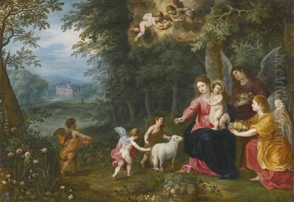 The Virgin And Child With The Infant Saint John, Surrounded By Animals - view 1