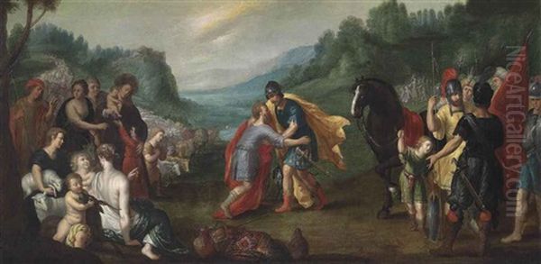 The Reconciliation Of Jacob And Esau - view 1
