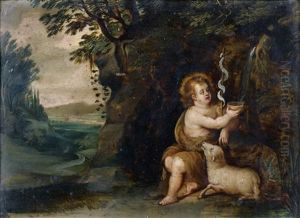 Saint Jean-baptiste Enfant Et L"agneau Saint Jean-baptiste Enfant Et L"agneau