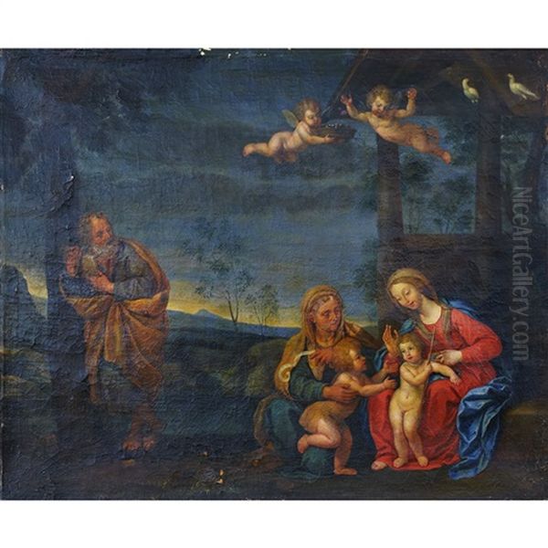 Holy Family With St. Elizabeth And John The Baptist - view 1