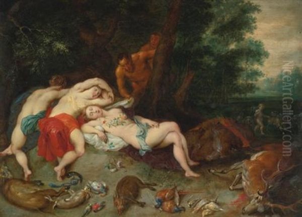 Diana And A Nymph - view 1
