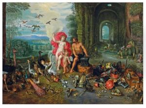 Venus Dans La Forge De Vulcain (collab. W/workshop) by Hendrik van Balen the Elder