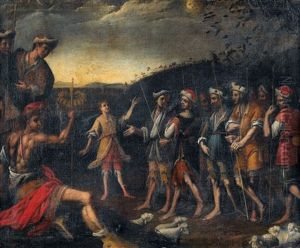 Die Entdeckung Des Hirtenjungen David Durch Konig Saul Die Entdeckung Des Hirtenjungen David Durch Konig Saul