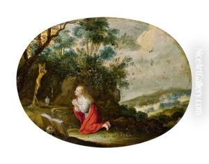 Maria Magdalena Als Einsiedlerin by Hendrik van Balen the Elder