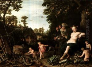 Ceres Ou Allegorie De L'ete by Hendrik van Balen the Elder