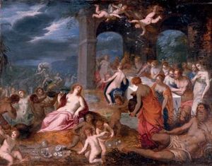 The Feast Of The Gods by Hendrik van Balen the Elder
