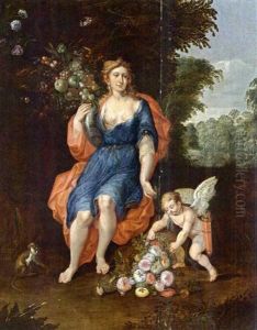 Earth, One Of The Four Elements (in Collab. W/follower Of Jan Breughel The Younger) by Hendrik van Balen the Elder