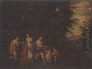 Diana And Her Maidens After The Hunt by Hendrik van Balen the Elder