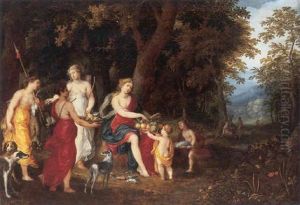 Diana And Her Maidens After The Hunt Diana And Her Maidens After The Hunt