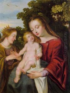 Die Verlobung Der Heiligen Katharina Mit Dem Christuskind Die Verlobung Der Heiligen Katharina Mit Dem Christuskind