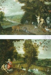 Adam Et Eve Au Jardin D'eden by Hendrik van Balen the Elder