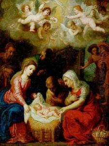 The Nativity by Hendrik van Balen the Elder