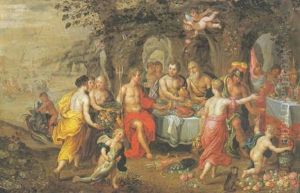 Le Festin Des Dieux by Hendrik van Balen the Elder
