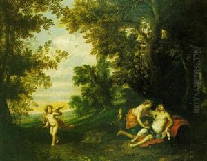 Venus Y Diana Con Cupido Venus Y Diana Con Cupido