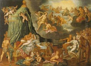 Venus And Mars Discovered By The Olympian Gods by Hendrik van Balen the Elder