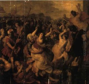 The Rape Of The Sabines by Hendrik van Balen the Elder