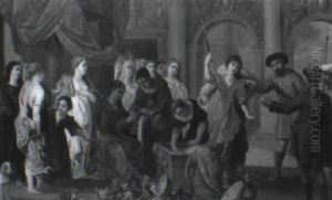 Achilles Among The Daughters Of Lycomedes by Hendrik van Balen the Elder