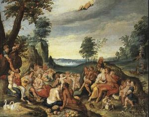 Les Noces De Psych, Et L'amour by Hendrik van Balen the Elder