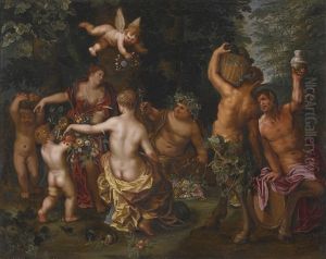 The Feast Of Bacchus by Jan Van Balen