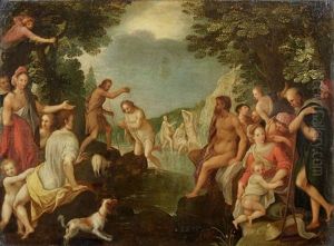 Le Bapteme Du Christ by Jan Van Balen
