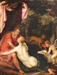 Adonis Et Venus by Jan Van Balen
