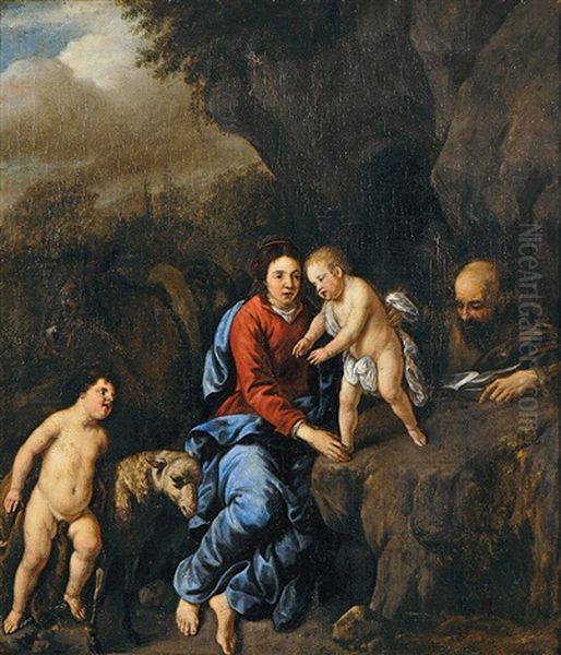 Heilige Familie Mit Johannesknaben - view 1