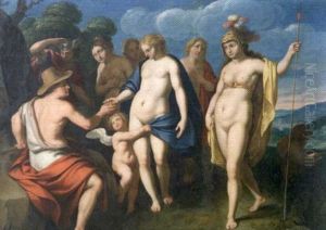 Le Jugement De Paris by Jan Van Balen