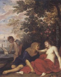Vertumne Et Pomone by Jan Van Balen